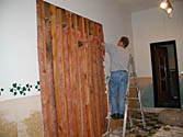 Cutting the Doorway Opening