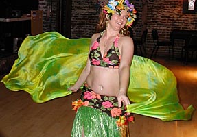 Devi doin a hula at the Community Dance 11-11-07