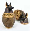 Duamutef Egyptian Canopic Jar - Bronze, 9"