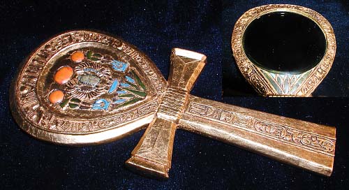 Egyptian Ankh Mirror