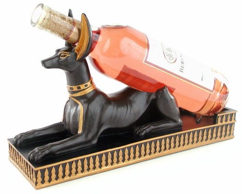 Anubis Wine Bottle Holder