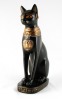 Bastet with Gold 8"