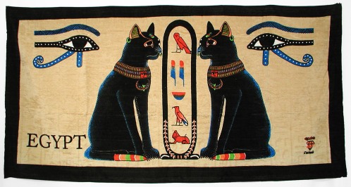 Bastet Beach Towel