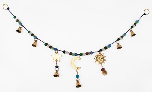 Hanging Sun Moon and Star Chime