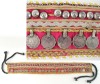 Magenta Tribal Belly Dance Belt With Coins