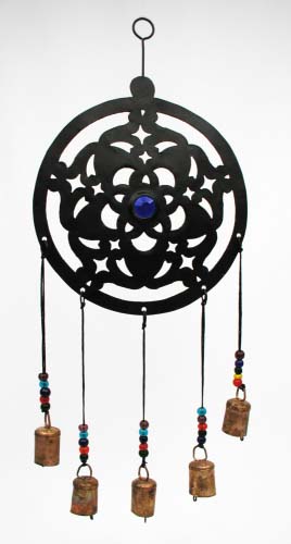 Iron Celtic Wind Chime with Bells