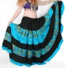 Blue and Black Tribal Skirt