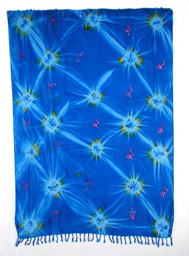 Blue Tie Dye Sarong