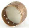 Brass Half Moon Candle Holder