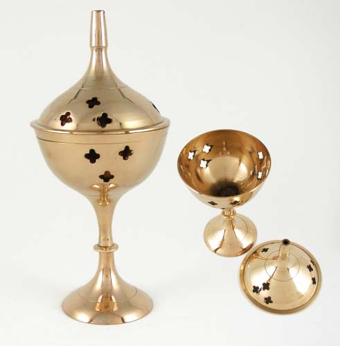 Brass Goblet Incense Burner