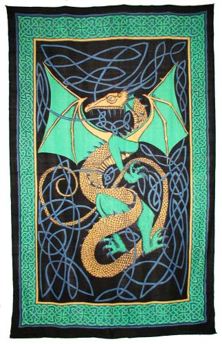 Celtic Dragon Tapestry
