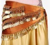 Belly Dance Velvet Hip Scarf with Coins