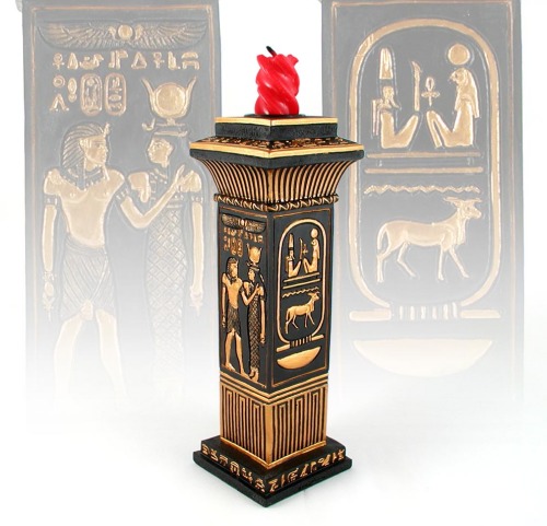 Egyptian Column Candle Holder