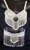 Sequin Bra and Belt Set