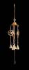 Brass Pentacle Wind Chime with Bells