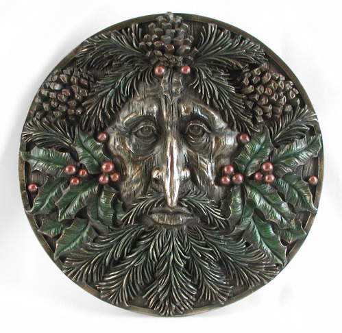 Greenman Plaque Winter
