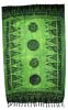 Green Celtic Triangles Sarong