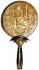 Egyptian Goddess Hathor Mirror