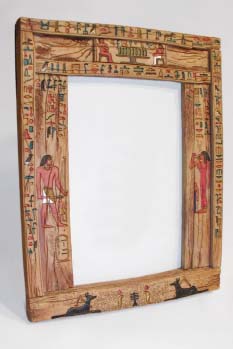 Egyptian Picture Frame with Stone Finish
