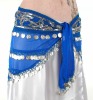 Chiffon Hip Scarf with Sequins & Coins