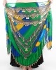 Beaded Belly Dance Hip Scarf Wrap