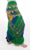 Beaded Belly Dance Hip Scarf Wrap