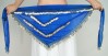 Triangle Belly Dance Hip Scarf with Coins