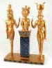 Egyptian StatueTriad - Horus, Osiris & Isis