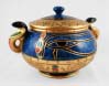 Egyptian Eye of Horus Ceramic Container