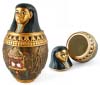 Imsety Egyptian Canopic Jar - Bronze, 9"