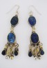 Belly Dance Lapis Earrings