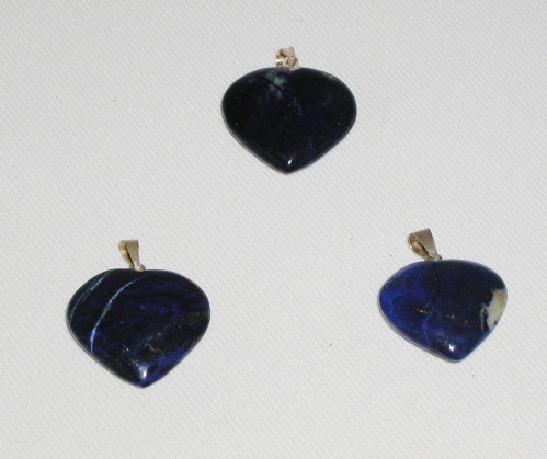Lapis Heart Pendant