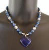 Lapis Heart Necklace