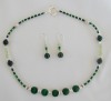 Malachite Necklace Set