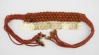 Color Cord Tribal Choker with Coins