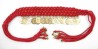 Color Cord Tribal Choker with Coins