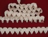 Beige Pointed Loop Knot Edging