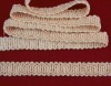 Beige Round ZigZag Edging