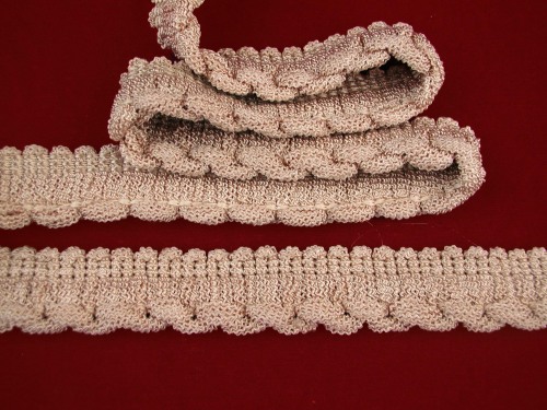 Beige Knitted Edging