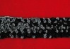 Black Sequin Edge - Whole Piece