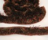 Brown Fuzzy Edging Material
