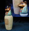 Duamutef Egyptian Canopic Jar 8"