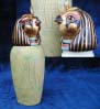 Qubsenuef Egyptian Canopic Jar 8"