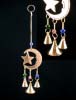 Small Brass Wind Chime with Moon & Star