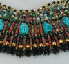 Scarab Beaded Collar