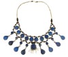 Tribal Teardrop and Oval Belly Dance Necklace