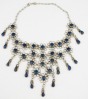 Flower Belly Dance Lapis Necklace