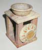 Sun Pattern Soapstone Oil Diffuser