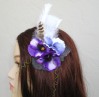 Purple and White Clip