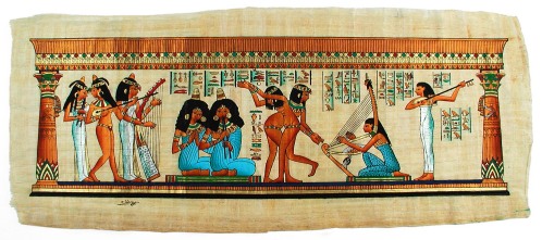 Music and Dancers Papyrus 32"